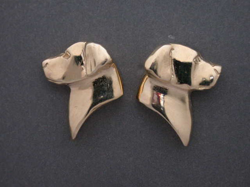 Labrador Earrings Head Sm L & R