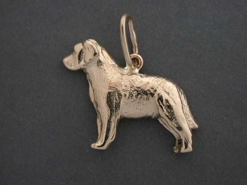 Labrador Full Body Stacked L Pendant