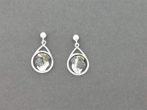 Earrings Tear Drop With English Mastiff