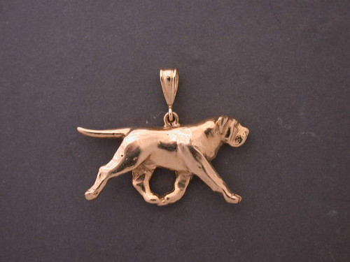 English Mastiff Full Body Gaiting Med R Pendant