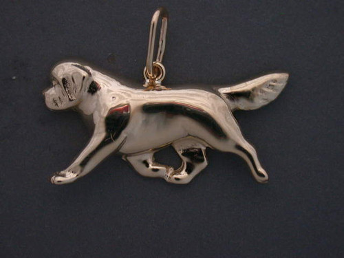 Newfoundland Full Body Gating Smooth Med Pendant