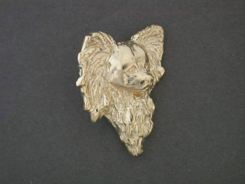 Papillon Head W Up Ear Med R Pendant