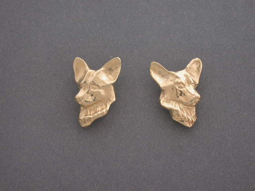 Pembroke Corgi Earrings L & R