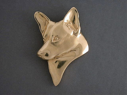 Pembroke Corgi Head Lrg L Pendant