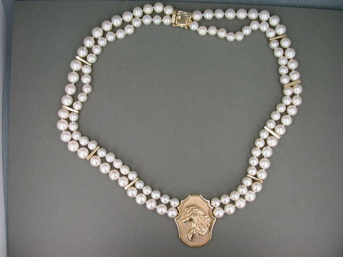 Necklace Pearl W Poodle