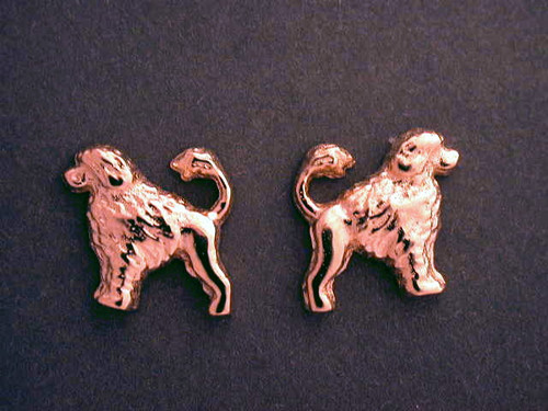 Portuguese Water Dog Earrings L & R