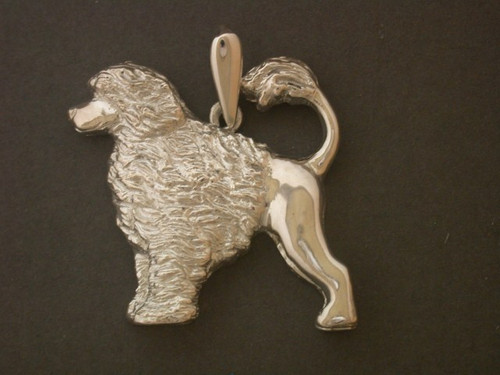 Portuguese Water Dog Full Body Lion Cut Xlrg Pendant