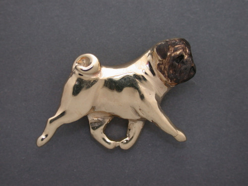 Pug Full Body Gating Med R Pendant