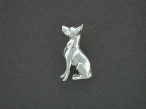 Rat Terrier Full Body Sitting Pendant