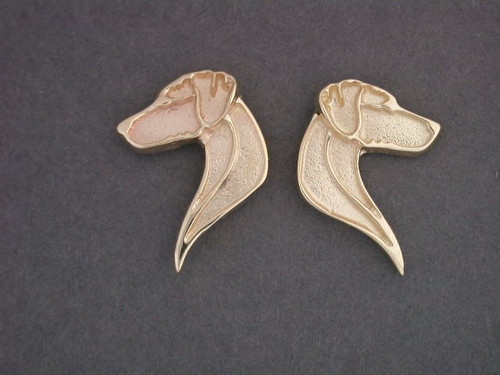 Rhodesian Ridgeback Earrings Cutout Solid L And Right