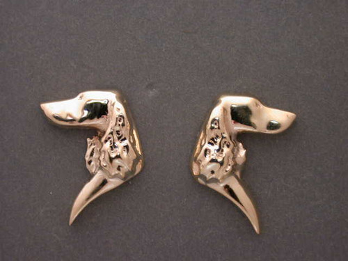 Saluki Earrings Head L&R Sm