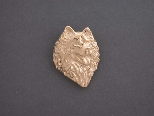 Samoyed Head 3.4 View R Pendant