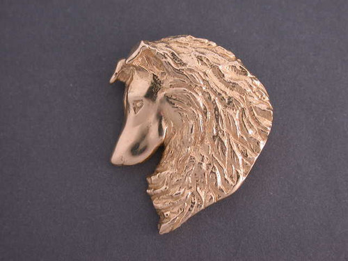 Shetland Sheepdog Head Reg L Pendant