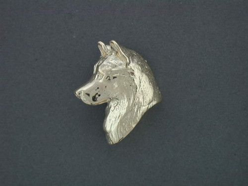 Siberian Husky Head Med L Pendant