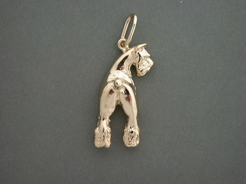 Schnauzer StandardFull Body Looking Back Pendant