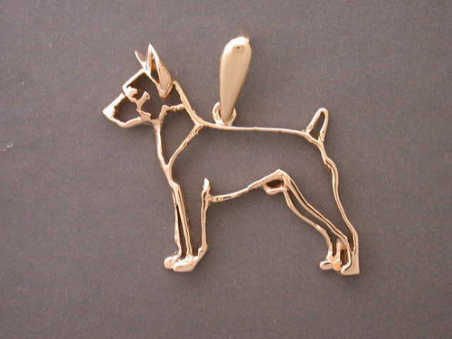 Toy Fox Terrier Cutout Med L Pendant