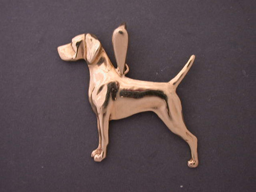 Vizsla Full Body Stacked Lrg L Pendant