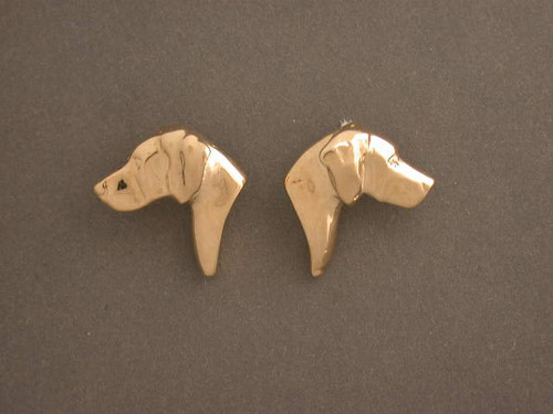 Weimaraner Earrings Head L & R