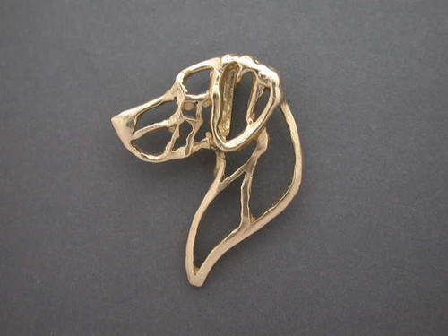 Weimaraner Head Cutout L Pendant