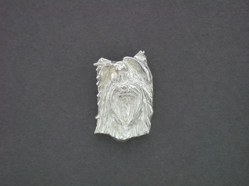 Yorkshire Terrier Head Front View Sm Tupi Pendant