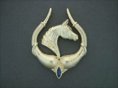 Frame Horn Marquise With Arabian Pendant