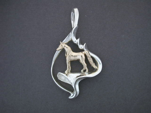Frame Ornament With Arabian Horse Pendant