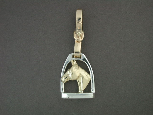Horse Stirup Belt With Quarter Horse Pendant
