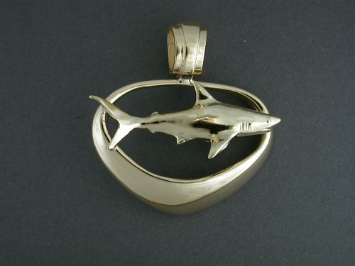 Shark Frame Collar Pendant