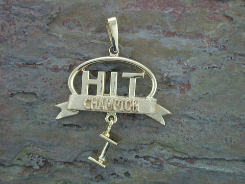 Frame Title Hit Champion Custom Pendant