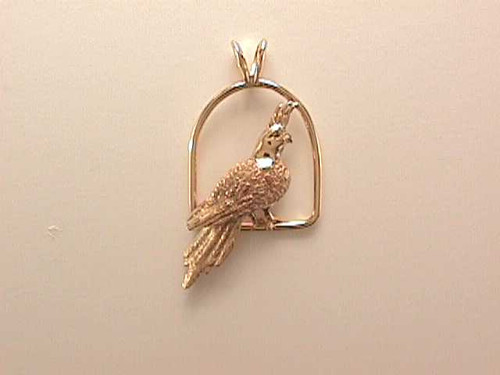 Cockateal Bird Frame Pendant