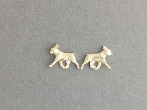 Boston Terrier F.B. Gaitng Sm Earrings