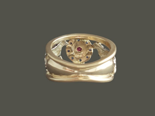 Ring C Band With Rosette And Dalmatian