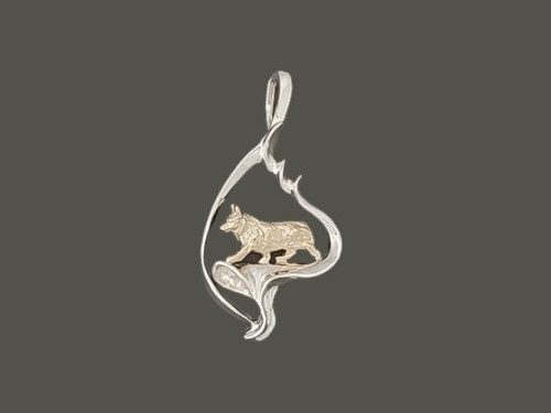 Frame Ornament With Pembroke Welsh Corgi Pendant