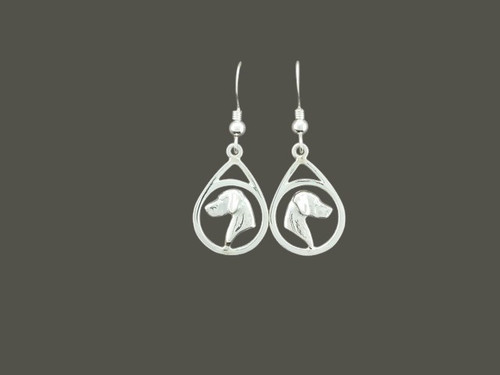 Earrings Tear Drop With Rhoodesian Ridge Back