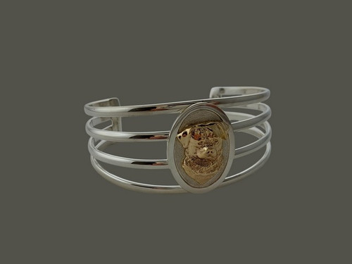Bracelet Cuff With Rottweiler