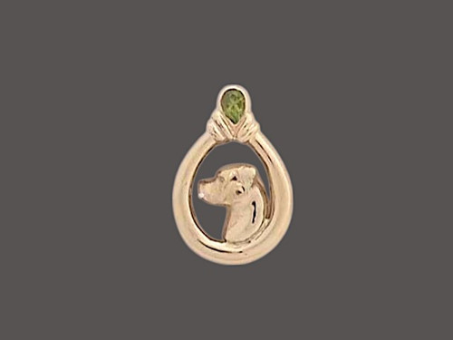 Frame Tear Drop With Rottweiler Pendant