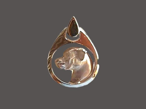 Frame Tear Drop  With Rottweiler Pendant