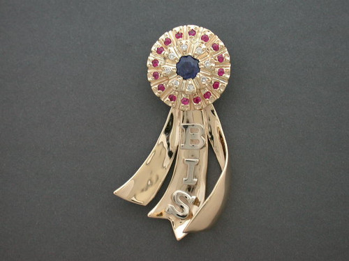 Rosette Ribbon Bis Med Pendant - Originals by Omar