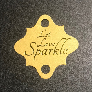 Let Love Sparkle Wedding Tags 24 Pack