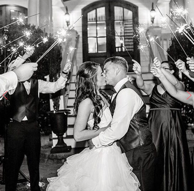 Illuminate Your Wedding Day: Exclusive Sparkler Send-Offs with King of Sparklers