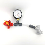 BlowTie Diaphragm Spunding Valve - Adjustable Pressure Relief Valve - Example Use
