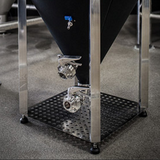 Ss Stainless Shelf for Chronical Fermenters - in use