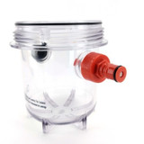 Carbonation And Line Cleaning Cap - Plastic - On FermZilla collection container