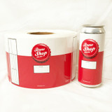 Colour Printed Labels - 20cm x 13.7cm