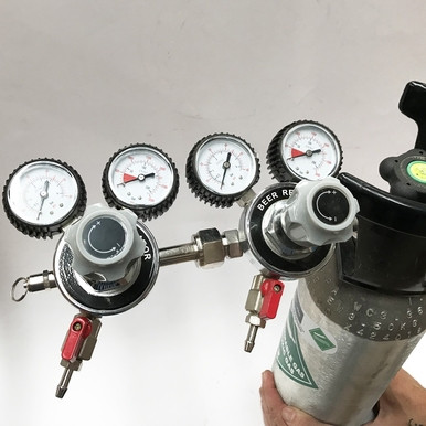 Add-On CO2 Regulator Adapter - Example Use