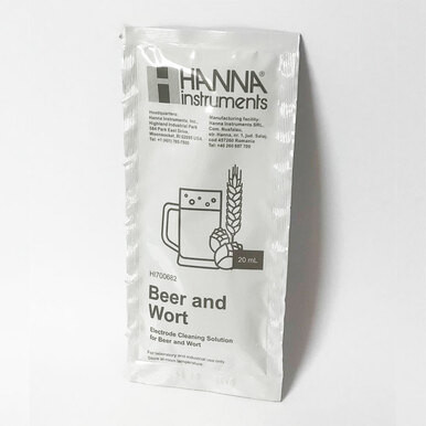 Electrode Cleaning Solution for Beer and Wort