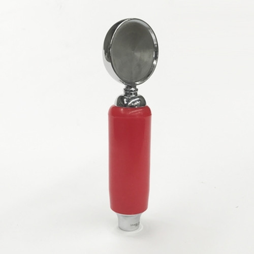 Beer Tap Handle - Plastic With Badge Holder - Red