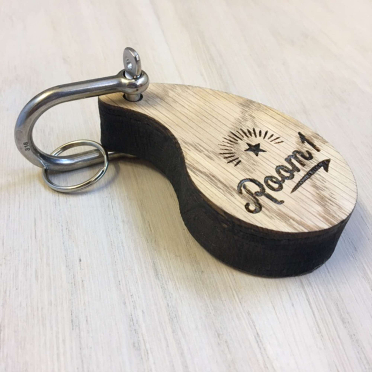 Personalised Wooden Keyrings Oak Keyrings Oak Keyfobs Logo Key Fobs Choice  of Size Oak Wood Wood Keyrings Bulk 