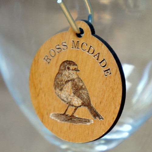 Engraved wooden tag place settings and favours - your guests receive a personalised favour to take home.