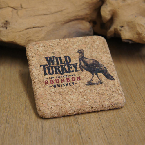 95mm diameter printed cork coasters - drinks promotions